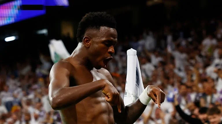 Vinícius Jr. lidera otra remontada del Real Madrid en la Champions League