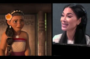 Mira al elenco de ‘Moana 2’ divertirse en cabina al interpretar sus personajes