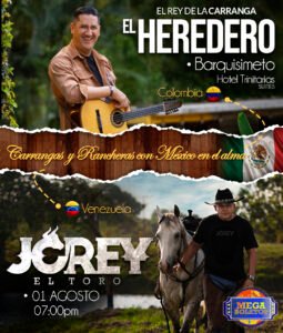 «Heredero», el artista colombiano creador del éxito «Coqueta», se presenta por primera vez en Barquisimeto